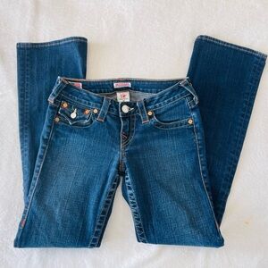 True Religion Women's Dark Blue Boot Cut Jeans